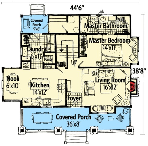 small log home plans