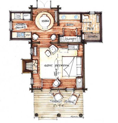 Cozy Cabin Floor Plans You Can Use To Make Your Getaway