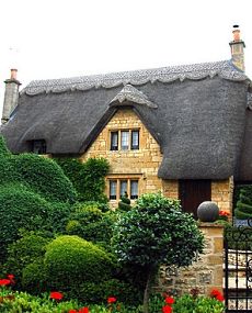 english storybook cottage